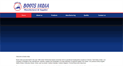 Desktop Screenshot of bootsindia.com